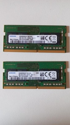 16GB (2 Stk 8GB) RAM DDR4 PC4-3200AA Samsung SO-DIMM Notebook Laptop