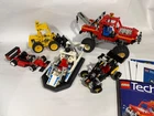 LEGO TECHNIC, Lot of 5 SETS - Truck, Hovercraft, Loader, Racer, Baja - VINTAGE
