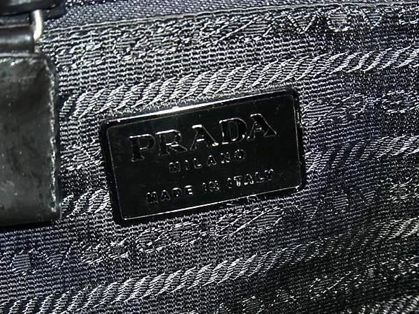 Auténtico bolso de hombro Prada Burdeos de charol negro vintage Foto 4 de 4