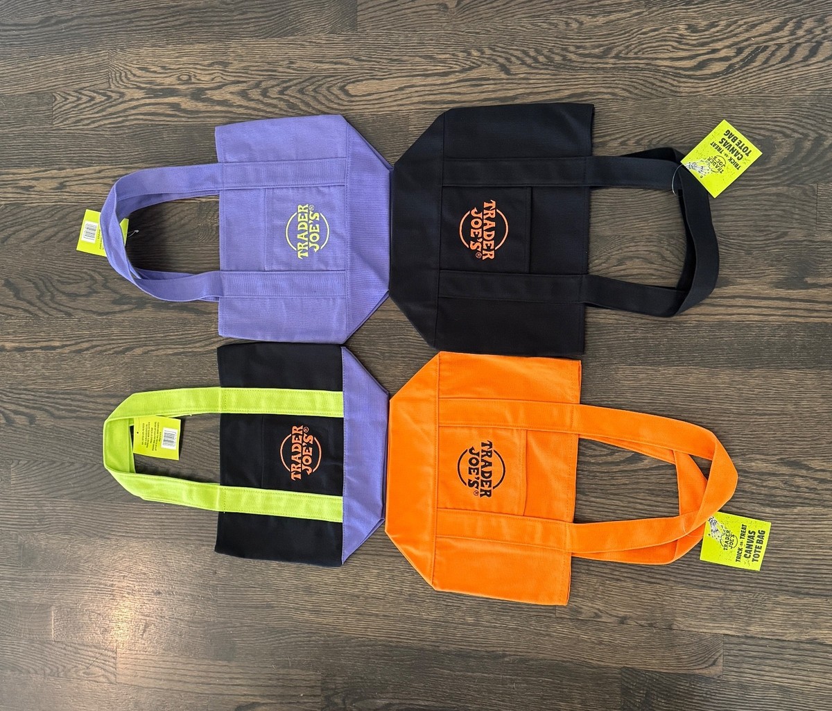 Trader Joe's Mini Tote - Halloween Set Of 4 Brand New | eBay