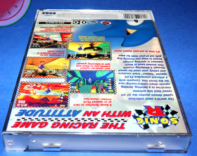 TESTED Sega SATURN Game SONIC R Sonic The Hedgehog Racing COMPLETE Nice! CIB