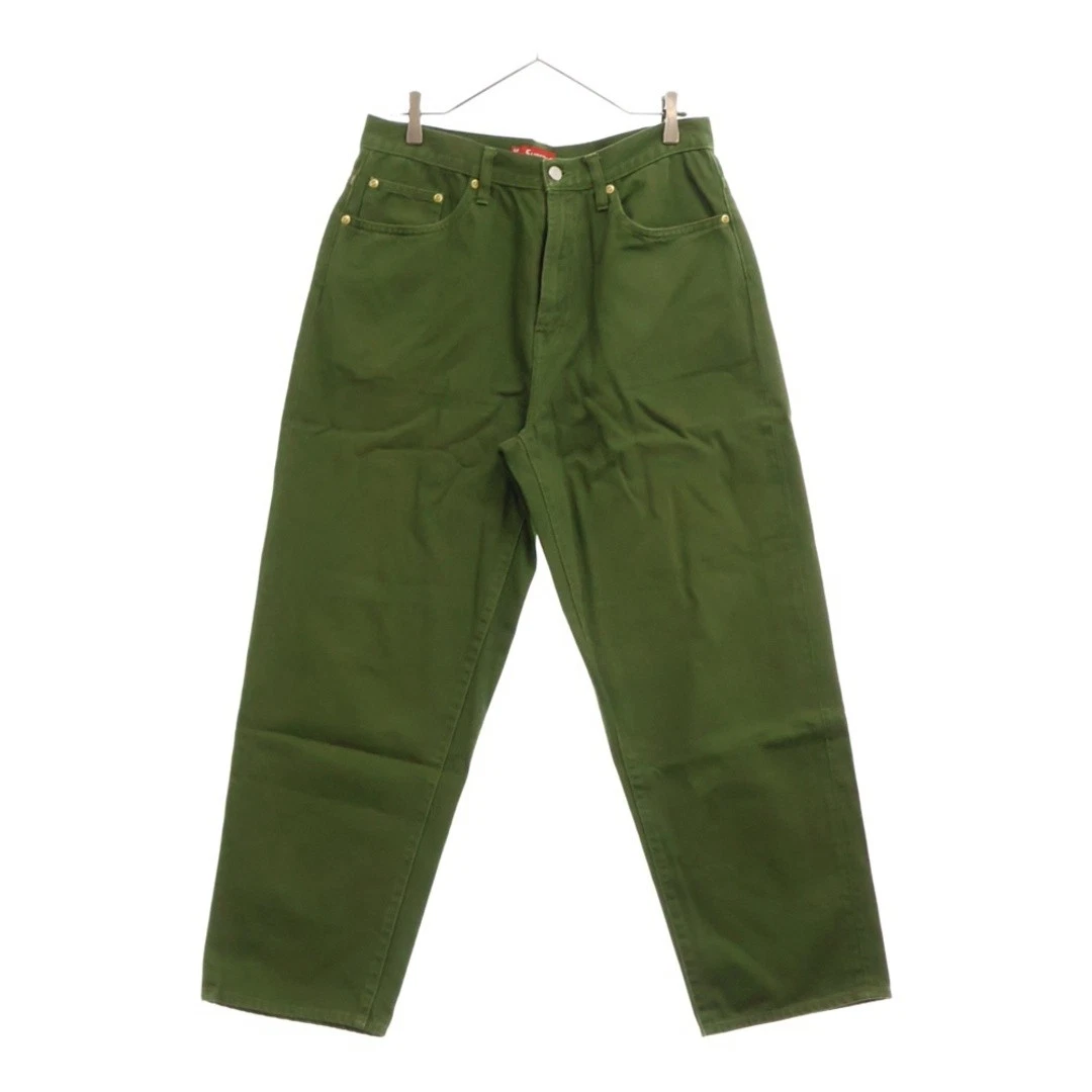 SUPREME 22AW Baggy Jean Vert Pantalon en denim large Occasion 0b12bc4c3b9d27317262c0ef22a8