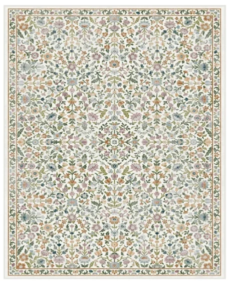 Alfombra de área resistente Arabelle 8' x 10' alfombra de área lavable tejida plana SOLAMENTE - SIN ALMOHADILLA Foto 4 de 4