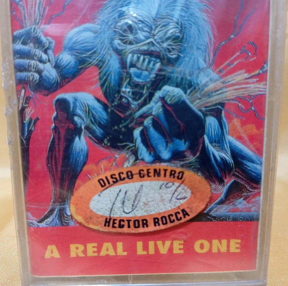IRON MAIDEN A REAL LIVE ONE 1993 PERU MACHU PICCHU RARE STICKER NEW SEALED INKA - Image 2 of 4