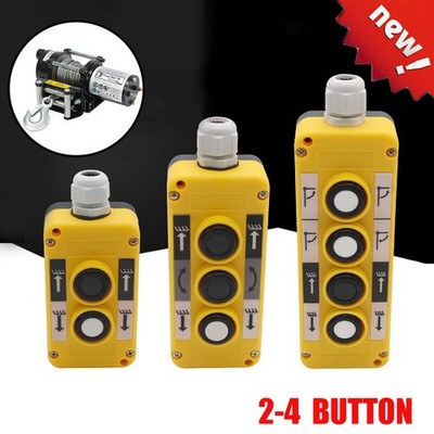 COP2B Crane Button Switch Heckplatte Staubdicht Regenfest Kunststoff Gelb DE