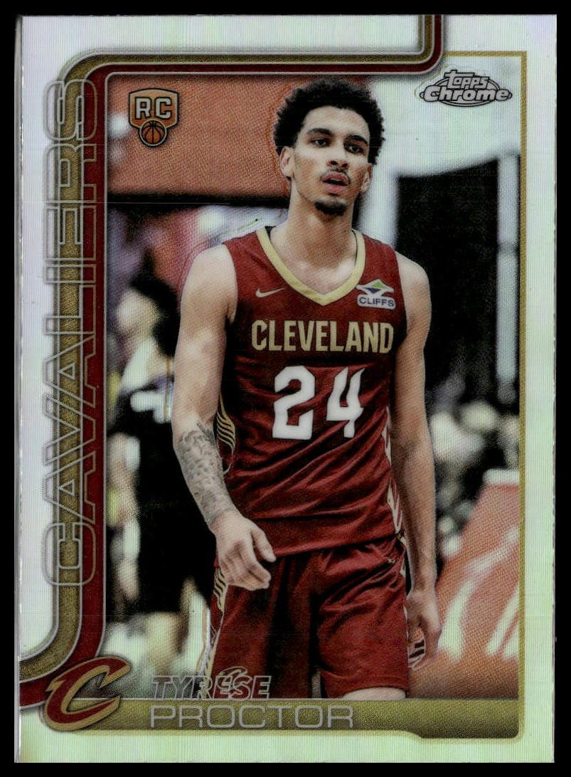 2025-26 Topps Chrome #300 Tyrese Proctor Refractor