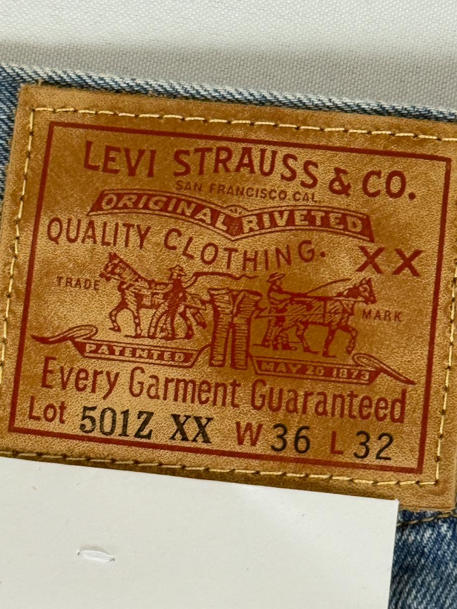 LEVIS VINTAGE CLOTHING LVC 1954 501XX TELEGRAPH SELVEDGE 36X32 NWT