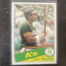 1985 Topps - Rickey Henderson #115