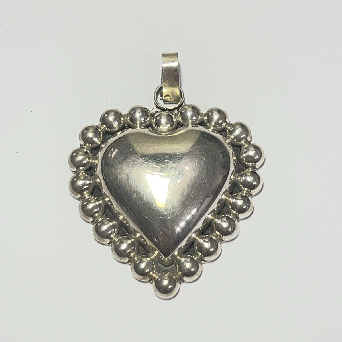 puffy heart pendant products for sale | eBay