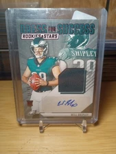 2024 Panini Rookies & Stars #DFS-WSY Will Shipley AUTO /99 Rookie Eagles