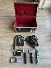Vintage Metz 402 Professional Electronic Flash Unit Kit & Hard Case - Untested