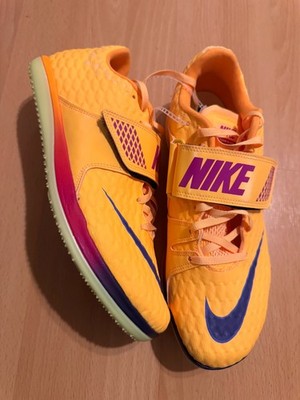 Nike High Jump Elite Track Shoes Mens Size 11 Yellow Citron Pulse FZ9636-800