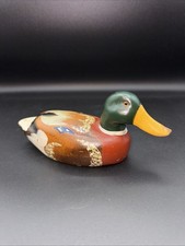 Vintage Wooden Duck Mallard Duck - Hand Paint...