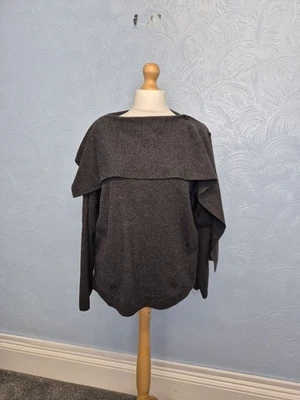 H&M Jumper Size XL Dark Grey Relaxed Sweater Knit Knitted NWT Casual Everyday - Image 1 of 4