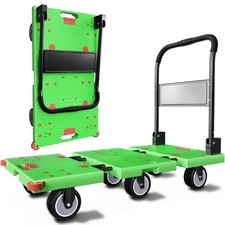 Heavy Duty Folding Platform Cart with Extendable Deck