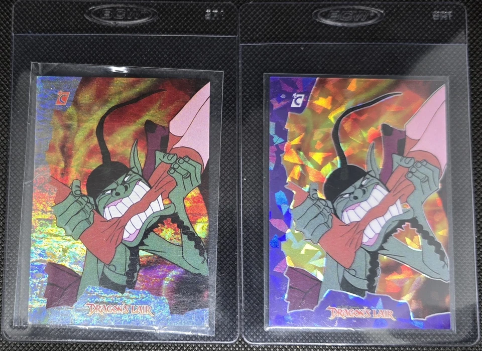 2024 Cardsmiths Dragon's Lair Series 1 Amethyst Gemstone #27 Chomp Chomp /49 - Image 3 of 4