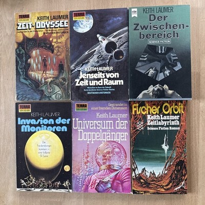 6x Keith Laumer, SF Konvolut, Heyne Terra, Zeit Labyrinth Universum Invasion