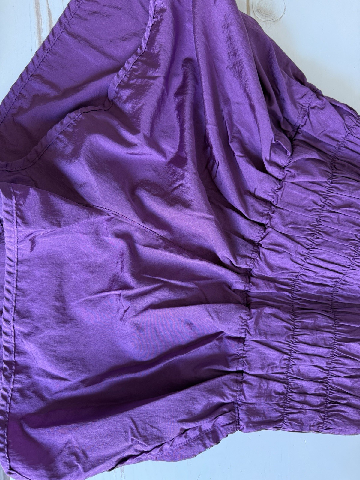 ✿ FP Movement Free People The Way Home Shorts Purple Smocked High Waist Size S