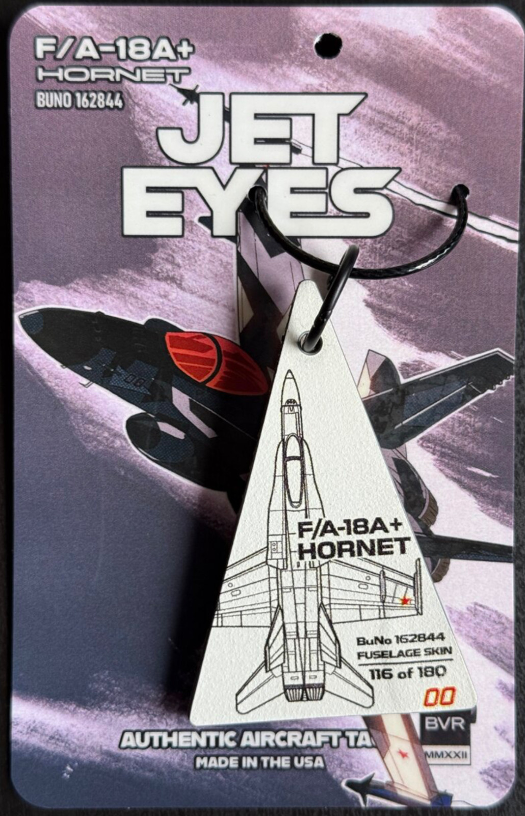 Jet Eyes Tag - McDonnell Douglas F/A-18A+ Hornet - Plane Tag JetEyes Tag