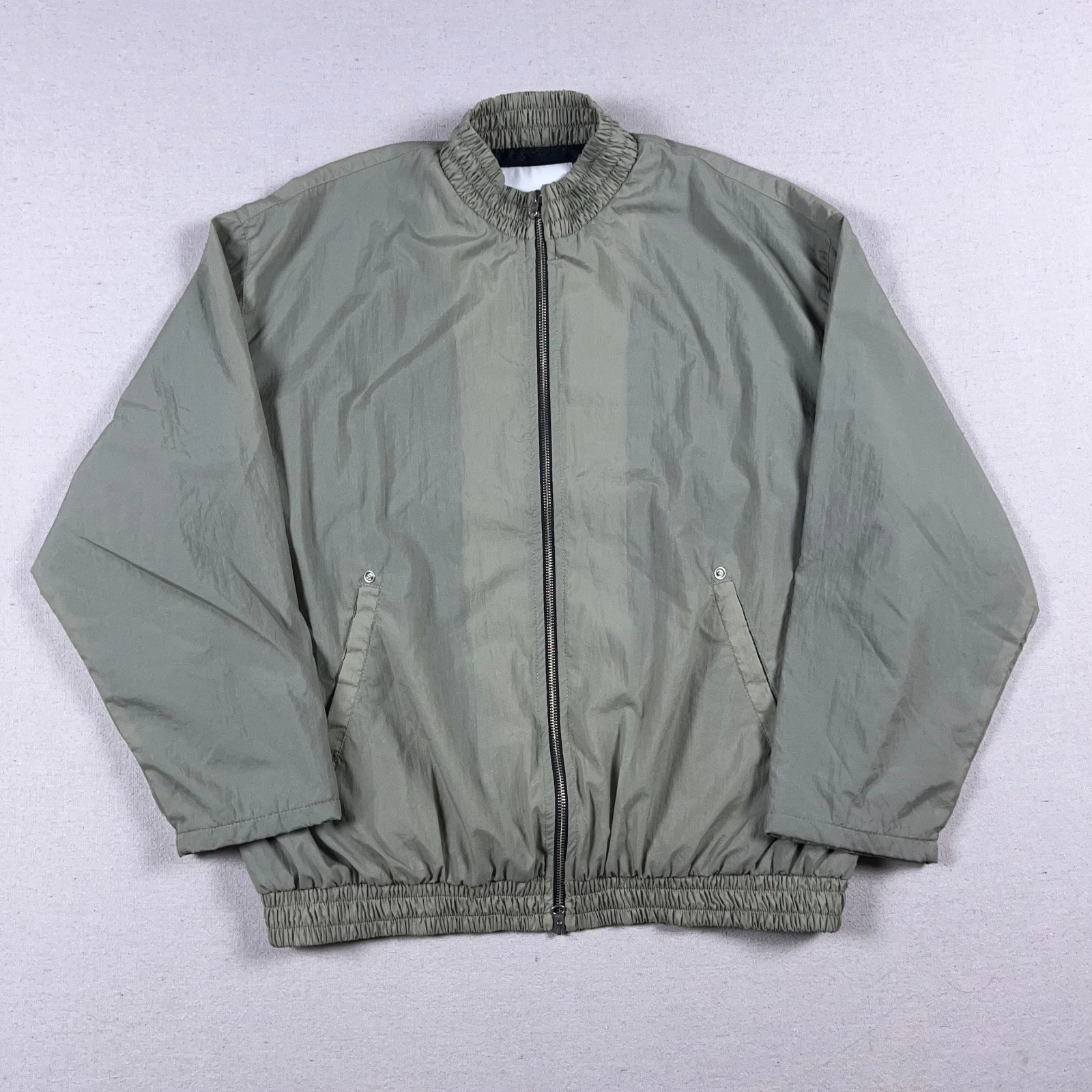 Goodfight Jacket Mens Large Green Lightweight Bomber Windbreaker Made in USA
Opens in a new window o