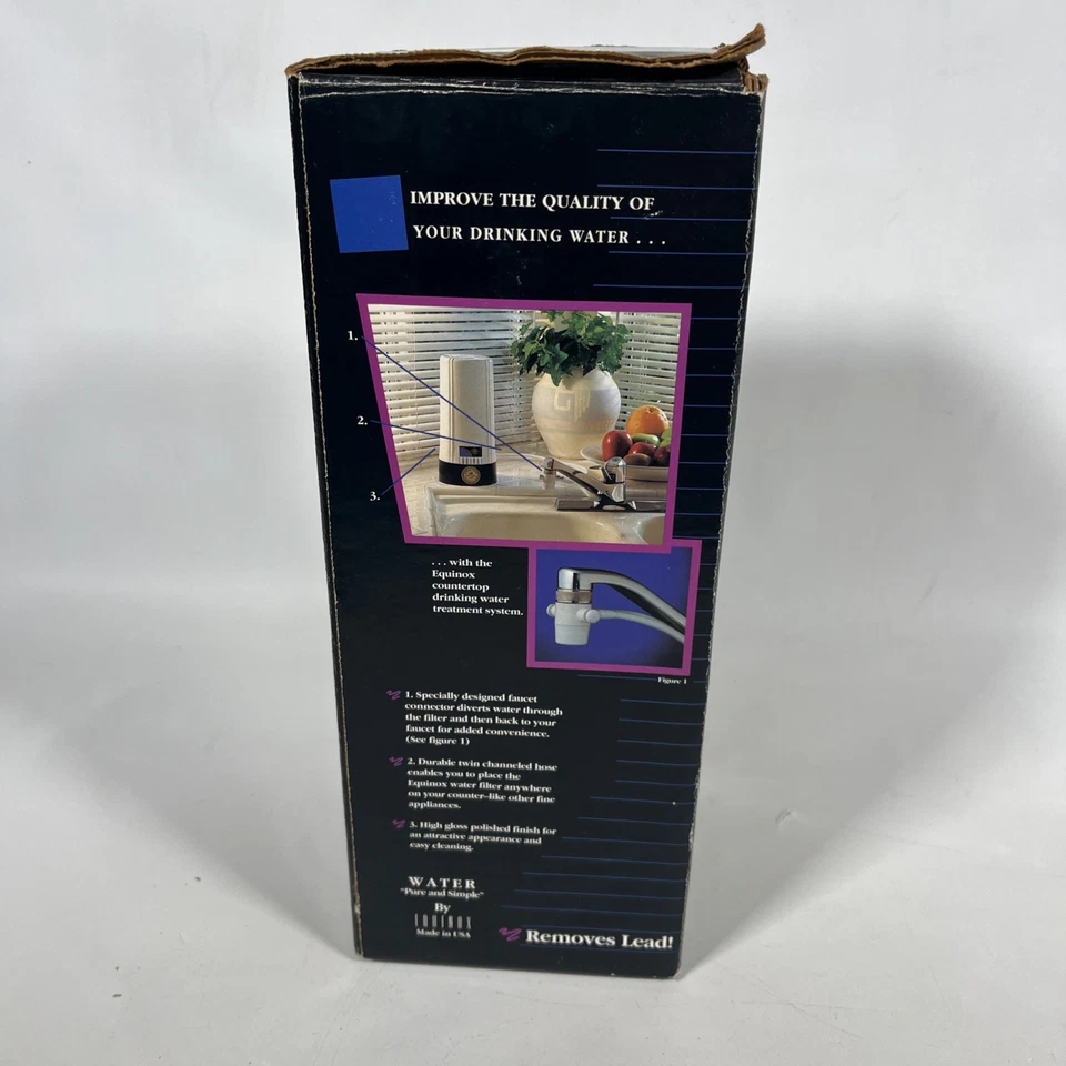 Filtro de carbón de agua de encimera de alta eficiencia Equinox EQ10 TOTALMENTE NUEVO Foto 4 de 4