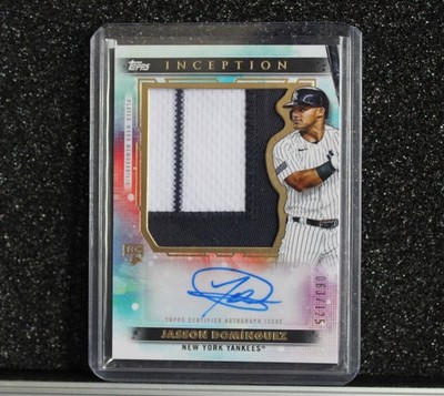 2024 Topps Inception Jasson Dominguez Jumbo Patch Auto RC /125 Yankees