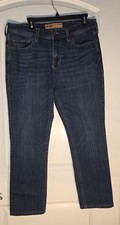 Mens Seven7 Premium Denim Co. Solid colored Blue Jeans 34x34 Slim Straight Fit
