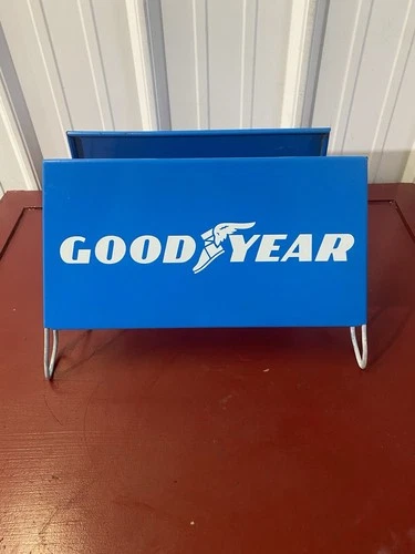 VINTAGE GOODYEAR TIRE RACK METAL ADVERTISING SIGN BARN FIND ORIGINAL