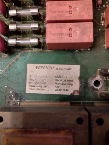 steuereinheit Platine Backofen Wiesheu