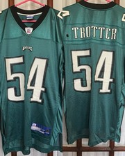 Vintage 2004 Reebok NFL Philadelphia Eagles Jeremiah Trotter Jersey sz Medium