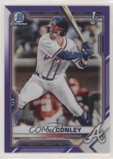 2021 Bowman Draft Chrome Purple Refractor 212/250 Cal Conley #BDC-70 5h0