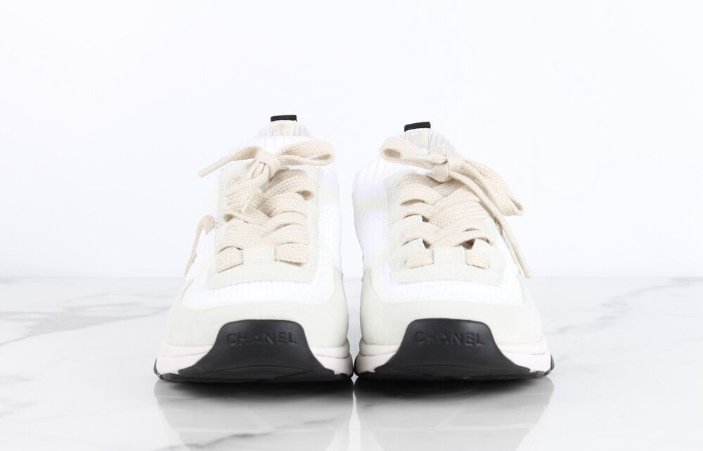 CHANEL CC Logo Knit Cruise Sneakers 39 41406526 | eBay CHANEL CC Logo Knit Cruise Sneakers 39 41406526 | eBay