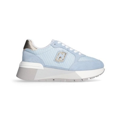 Liu  Jo Women's Blue Sneakers With Glossy Details. With Box and Tags.
