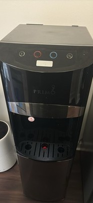 Primo Hot & Cold Bottom Loading Water Dispenser Black Silver 5 Gal