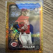 2024 Topps Pro Debut - Hunter Hollan #PD-60 Gold Refractor /50