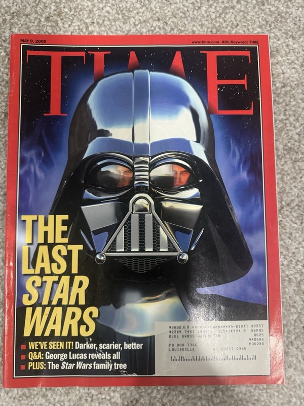 Time Magazine May 9th 2005 The Last Star Wars Revenge of the Sith George Lucas