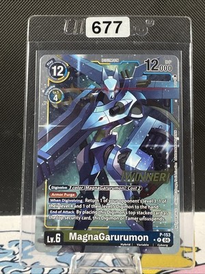 Digimon TCG - MagnaGarurumon - Foil Winner P153 ENG (677)