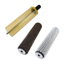 RaceWax Snowboard 300mm Roto brush wax Kit Axle-Shield Nylon and Horsehair Brush