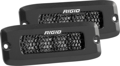 Fits Rigid Industries SR-Q Series PRO Midnight Edition - Spot - Diffused - Pair