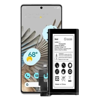 High Capacity 5100mAh Extended Slim Battery for Google Pixel 7 Pro U.S. Cellular