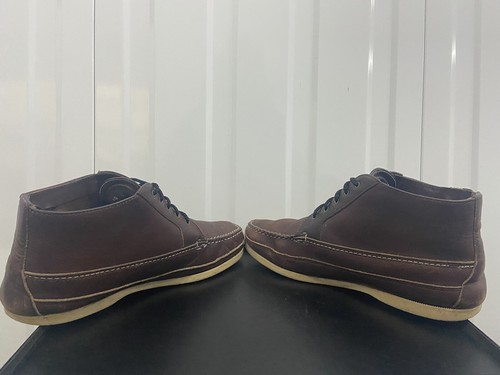 Botas Chukka Red Wing 9128 Cuero Marrón Cubierta Barco Zapatos Sin Marca Suelas Reino Unido 9 - Imagen 7 de 9