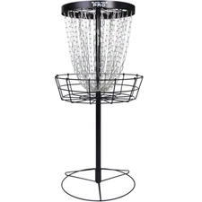 MVP Disc Sports Black Hole Pro 24-Chain Portable Disc Golf Basket Target