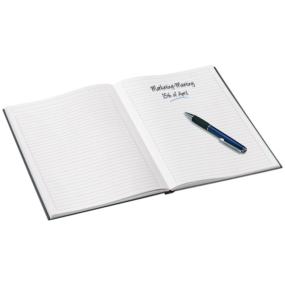 Leitz Notebook WOW A4 Ruled with Hardcover 90g/80 Sheets Black eBay