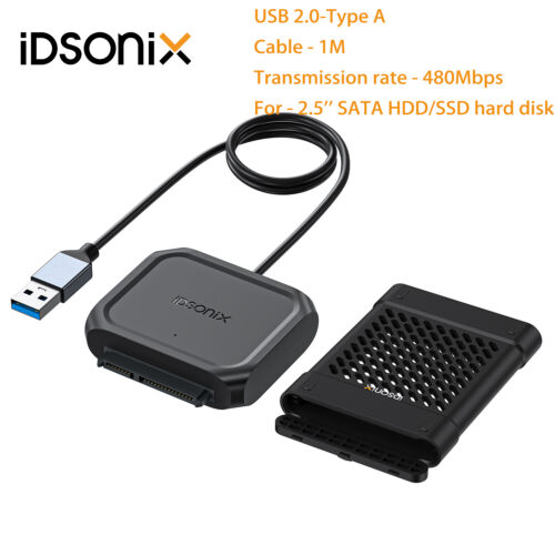 "Cable convertidor adaptador IDsonix SATA a USB para disco duro 2,5"" 3,5" - Imagen 22 de 34