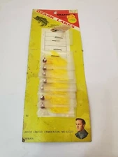 Vintage Ozark Lakes 1/32 oz Crappie / Panfish Jigs (Lot of 7) Yellow & Black