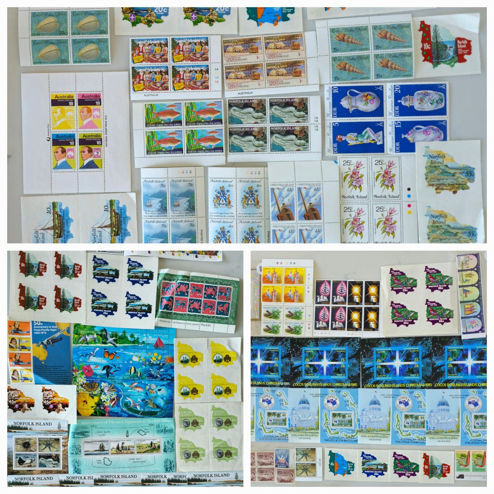 Collection of Vintage Mint International stamps #0118
