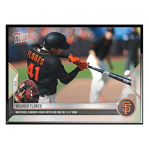 2022 Topps Now 143 Wilmer Flores