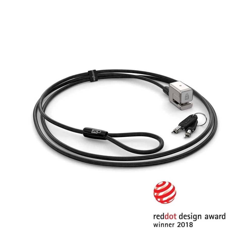 KENSINGTON KEYED CABLE LOCK FOR MICROSOFT SURFACE PRO 7+ 7 6 5 4 GO 2 1 62055 - Image 3 of 4
