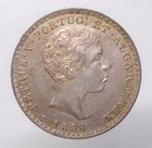 Portugal 500 reis 1856 D. Perdro V  Silver KM#494 AUNC/UNC