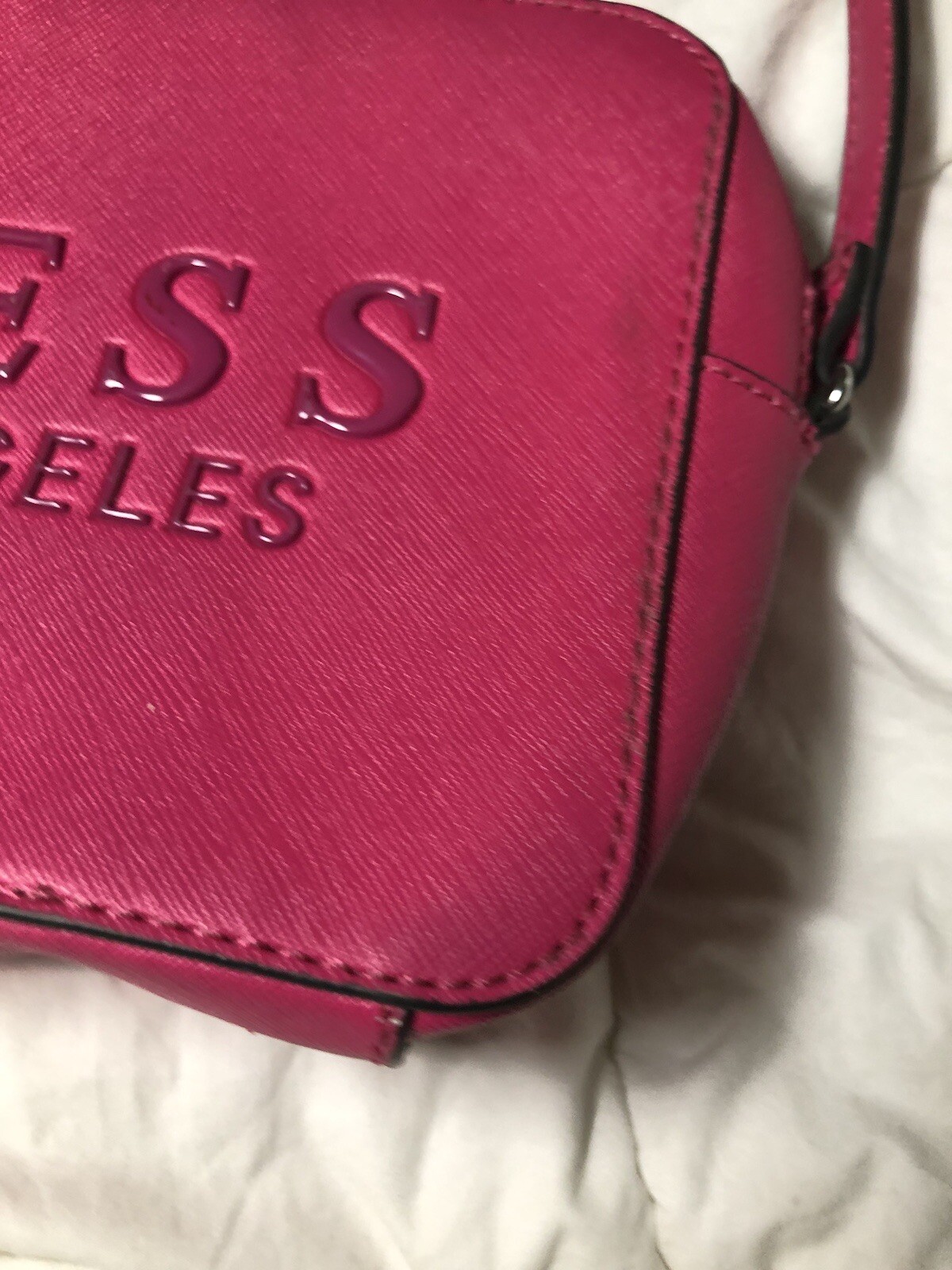 Guess Solid Crossbody Bag with Adjustable Strap a… - image 3